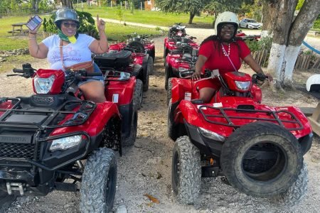 Private parasailing and ATV with transportation services